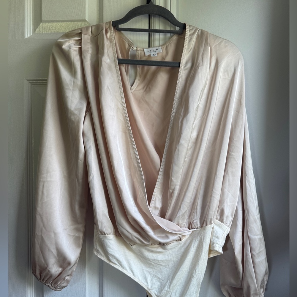Cream Long Sleeve Bodysuit